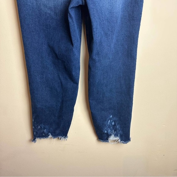 Lane Bryant High Rise Girlfriend Straight Jeans Flexmagic Waistband Crop 14 - Picture 7 of 16